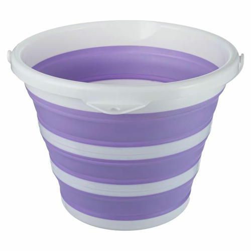 Ведро складное, Home Time, 10 л, в ассортименте — изображение 2