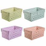 VETTA Корзинка универсальная, 24х15х10,5 см, пластик, 4 цвета