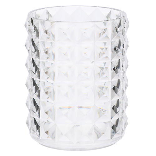 VETTA Стакан для кистей и косметики CRYSTAL, полистирол, 8x8x11 см