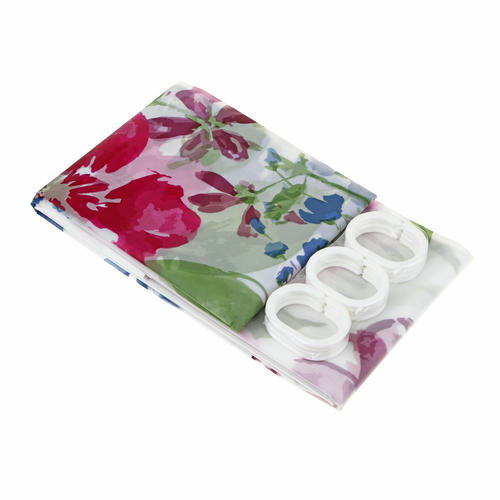 VETTA Шторка для ванной, ПЕВА, 180x180см, Цветущие пионы — изображение 2
