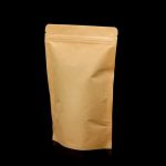 Пакет Zip-lock Крафт с прямоугольным окном 14 х 22 см - 50 шт.