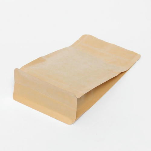 Пакет Zip-lock Крафт с плоским дном, прямоугольное окно, 12 х 22 см - 50 шт. — изображение 3