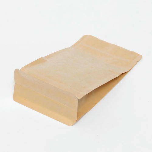 Пакет Zip-lock Крафт с плоским дном, прямоугольное окно, 10 х 20 см - 50 шт. — изображение 3