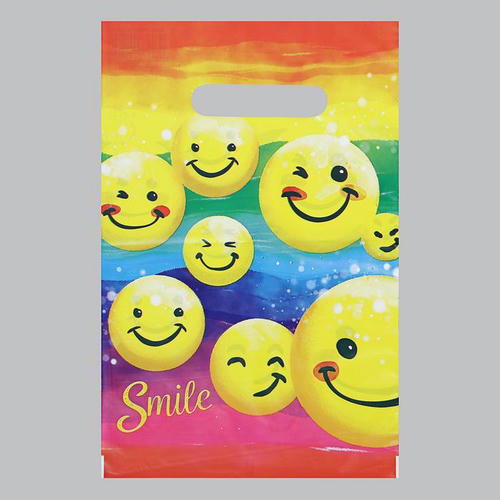 Пакет "Смешинки", полиэтиленовый с вырубной ручкой, 30 мкм, 20 х 30 см - 100 шт.