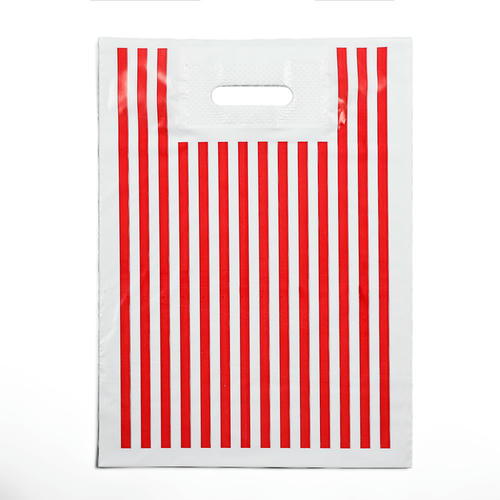 Пакет полиэтиленовый с вырубной усиленной ручкой, КБ 30 х 40 см, 50 мкм - 50 шт.