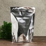 Пакет Zip-lock ПП, метализзированный, со сплошным окном, 18 х 26 см - 50 шт.