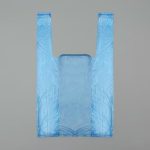 Мешок-майка, синий, 21,5 х 12,5 х 36 см 8 мкр - 100 шт.