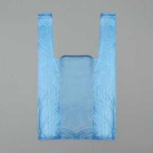 Мешок-майка, синий, 21,5 х 12,5 х 36 см 8 мкр - 100 шт.