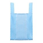 Пакет "Голубой", полиэтиленовый, майка, 28 х 50 см, 12 мкм - 100 шт.