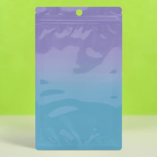 Пакет Зип-лок с окном, с еврослотом, градиент, 12 х 18 см - 100 шт. — изображение 2