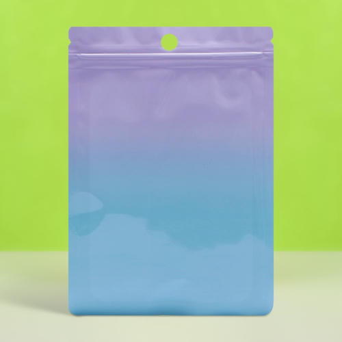 Пакет Зип-лок с окном, с еврослотом, градиент, 10 х 15 см - 100 шт. — изображение 2