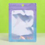 Пакет Зип-лок с окном, с еврослотом, градиент, 10 х 15 см - 100 шт.