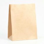 Пакет крафт бумажный, фасовочный, прямоугольное дно, 22 х 12 х 29 см, 50 г/м2 - 50 шт.