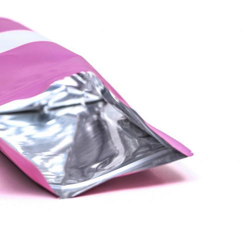 Пакет дой-пак, матовый,розовый с окном, 14 х 20 х 4 см - 100 шт. — изображение 2