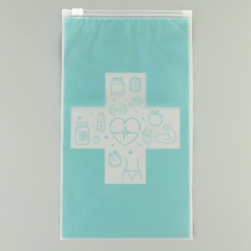 Зип пакет для путешествий «ЗОЖ»,14 мкм, 14.5 х 25 см - 20 шт. — изображение 2