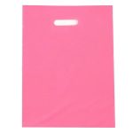 Пакет полиэтиленовый с вырубной ручкой, Розовый 30-40 См, 50 мкм - 50 шт.