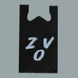Пакет майка, полиэтиленовый "ZOV", чёрный, 30 х 55 см, 16 мкм - 100 шт.