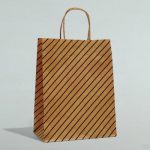 Пакет крафт, «Люрекс», 24 х 10,5 х 32 см - 1 шт.