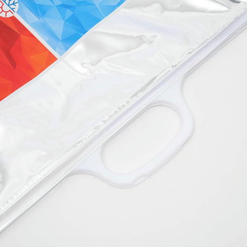 Термопакет с печатью трехслойный с донной складкой 42 х 45+14 см - 1 шт. — изображение 4