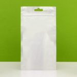 Пакет Zip-lock ПП, белый, со сплошным окном, плоский, еврослот,10 х 18 см - 100 шт.