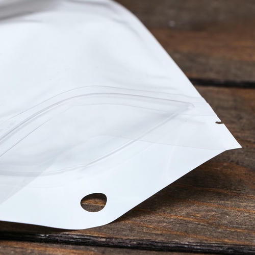 Пакет Zip-lock ПП, белый, со сплошным окном, плоский, еврослот 9 х 16 см - 50 шт. — изображение 2