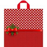 Новый год. Пакет "Елочки", полиэтиленовый с петлевой ручкой, 42 х 44 см - 50 шт.