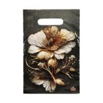 Пакет "Ювелирный цветок", полиэтиленовый с вырубной ручкой, 19,5*29,5 см, 30 мкм - 100 шт.