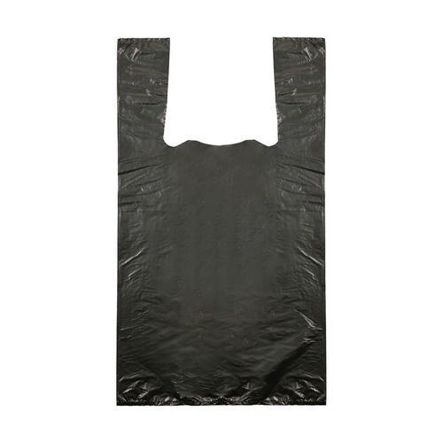 Пакет "Русь", полиэтиленовый, майка, чёрный 30 х 54 см, 25 мкм - 100 шт. — изображение 2