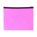 Папка-конверт на ZIP-молнии A5, 150 мкм, Calligrata, розовый неон - 12 шт.