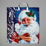 Новый год. Пакет "Новый год", полиэтиленовый с пластиковой ручкой, 40 х 44 см - 10 шт.