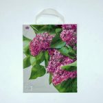 Пакет "Сиреневый цвет", полиэтиленовый, с петлевой ручкой, 35 х 28 см, 55 мкм - 50 шт.